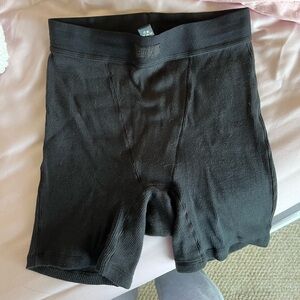Skims black shorts size xxs fits xs